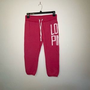 PINK cropped pants